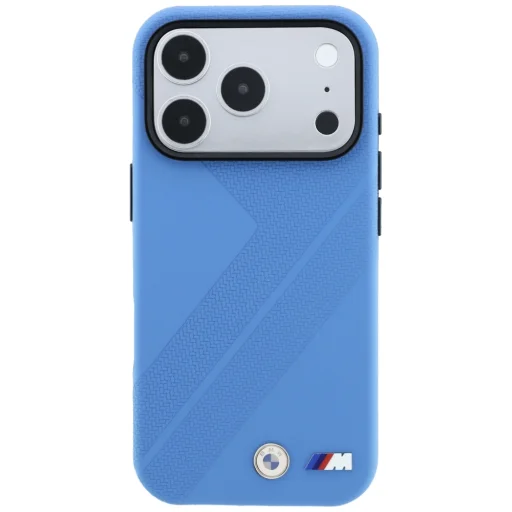 Modrý MagSafe kryt BMW M Tire Track s kovovým logom pre iPhone 18 Pro / 17 Pro - 3