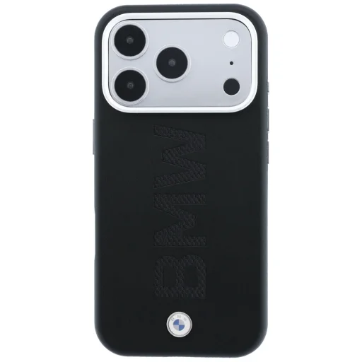  iPhone 18 Pro Max / 17 Pro Max fekete BMW Sign Centered Deboss MagSafe tok - 3