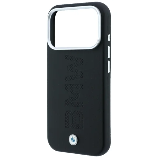  iPhone 18 Pro Max / 17 Pro Max fekete BMW Sign Centered Deboss MagSafe tok - 6