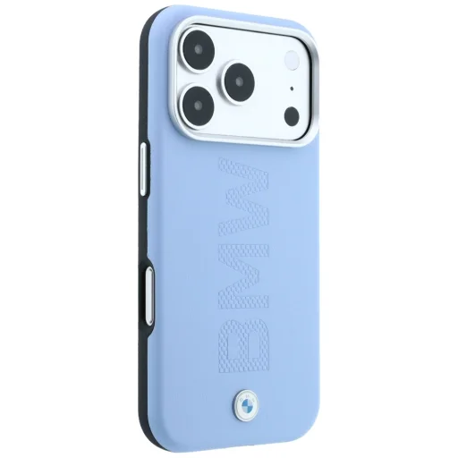 Apple iPhone 18 Pro / 17 Pro modrý BMW Sign Centered Deboss MagSafe kryt - 4