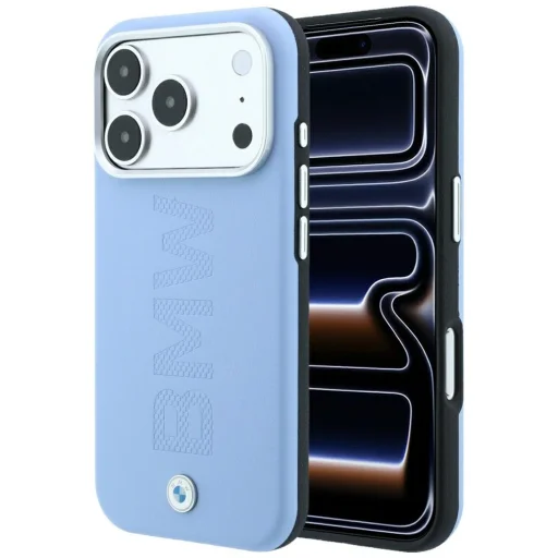 Apple iPhone 18 Pro / 17 Pro modrý BMW Sign Centered Deboss MagSafe kryt - 1
