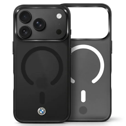 iPhone 18 Pro Max / 17 Pro Max čierny BMW Sign matný IML kryt s kovovým logom a MagSafe - 1