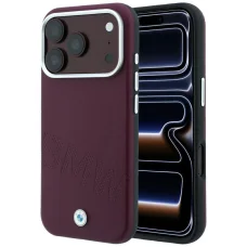 iPhone 18 Pro Max / 17 Pro Max bordové puzdro BMW Sign Inclined so zapusteným písmom MagSafe