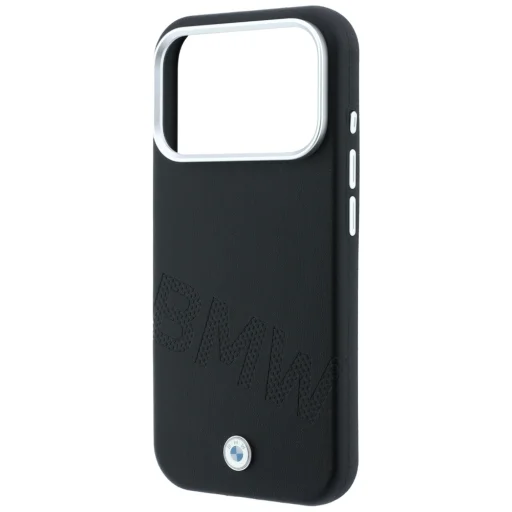 iPhone 18 Pro / 17 Pro čierne BMW Sign puzdro MagSafe so šikmým embosovaným písmom - 6