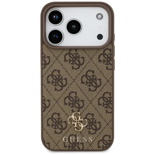 iPhone 18 Pro / 17 Pro hnedé puzdro Guess 4G Small Classic Logo MagSafe - 3