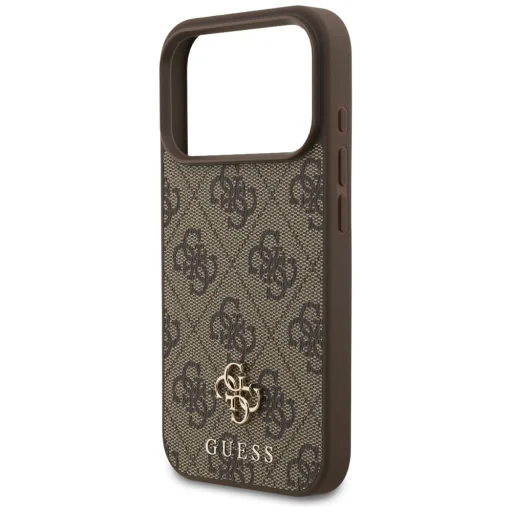 iPhone 18 Pro / 17 Pro hnedé puzdro Guess 4G Small Classic Logo MagSafe - 6