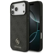 Apple iPhone 18 Pro Max / 17 Pro Max čierne puzdro Guess 4G Small Classic Logo MagSafe