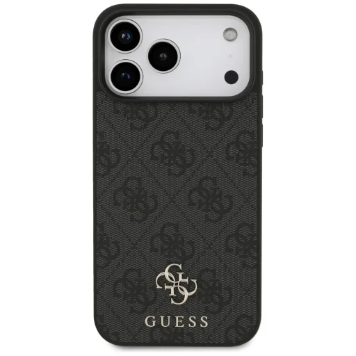 Apple iPhone 18 Pro Max / 17 Pro Max čierne puzdro Guess 4G Small Classic Logo MagSafe - 3