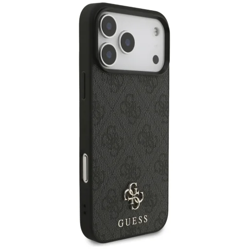 Apple iPhone 18 Pro Max / 17 Pro Max čierne puzdro Guess 4G Small Classic Logo MagSafe - 4