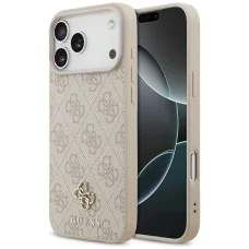iPhone 18 Pro Max / 17 Pro Max ružový Guess 4G Small Classic Logo MagSafe kryt