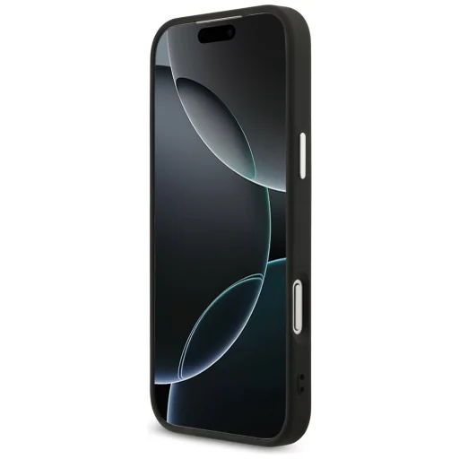 Apple iPhone 18 Pro Max / 17 Pro Max čierno-strieborné Guess 4G Triangle Logo MagSafe puzdro - 5