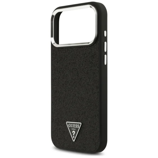 iPhone 18 Pro Max / 17 Pro Max čierne puzdro Guess Glitter Triangle Logo MagSafe - 6