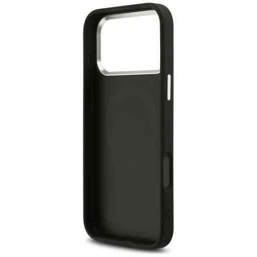 iPhone 18 Pro Max / 17 Pro Max čierne puzdro Guess Glitter Triangle Logo MagSafe - 7