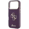 iPhone 18 Pro / 17 Pro burgundské puzdro Guess IML 4G Script Metal thumbnail