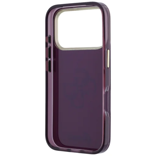 iPhone 18 Pro / 17 Pro burgundské puzdro Guess IML 4G Script Metal - 7