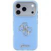Svetlomodré puzdro Guess IML 4G Script Metal pre iPhone 18 Pro / 17 Pro thumbnail