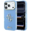 Svetlomodré puzdro Guess IML 4G Script Metal pre iPhone 18 Pro / 17 Pro thumbnail