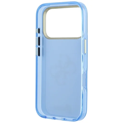 Svetlomodré puzdro Guess IML 4G Script Metal pre iPhone 18 Pro / 17 Pro - 7