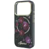 iPhone 18 Pro / 17 Pro čierne puzdro Guess IML Glitter Blossom Roses thumbnail