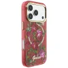 iPhone 18 Pro Max / iPhone 17 Pro Max bordový Guess IML Glitter Blossom Roses pevný kryt thumbnail
