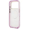 iPhone 18 Pro / 17 Pro fialové puzdro Guess IML Glitter Flowers Triangle MagSafe thumbnail
