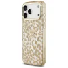 Apple iPhone 18 Pro Max / iPhone 17 Pro Max hnedý Guess IML Leopard Glitter Triangle Logo MagSafe pevný kryt thumbnail