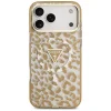 Apple iPhone 18 Pro Max / iPhone 17 Pro Max hnedý Guess IML Leopard Glitter Triangle Logo MagSafe pevný kryt thumbnail