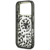 iPhone 18 Pro / iPhone 17 Pro čierny Guess IML Leopard Glitter Triangle Logo MagSafe pevný kryt thumbnail