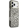 iPhone 18 Pro Max / 17 Pro Max čierny Guess IML Leopard Glitter Triangle Logo MagSafe kryt thumbnail