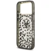 iPhone 18 Pro Max / 17 Pro Max čierny Guess IML Leopard Glitter Triangle Logo MagSafe kryt thumbnail