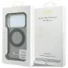 iPhone 18 Pro / 17 Pro čierne Guess IML Ring Stand 360 Script puzdro s kovovým logom MagSafe thumbnail