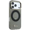 iPhone 18 Pro / 17 Pro čierne Guess IML Ring Stand 360 Script puzdro s kovovým logom MagSafe thumbnail