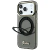 iPhone 18 Pro / 17 Pro čierne Guess IML Ring Stand 360 Script puzdro s kovovým logom MagSafe thumbnail