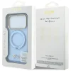 iPhone 18 Pro Max / 17 Pro Max svetlomodré puzdro Guess IML Ring Stand 360 Script Metal Logo MagSafe thumbnail