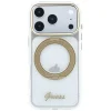  iPhone 18 Pro / 17 Pro átlátszó Guess IML Ring Stand 360 Script Metal Logo MagSafe tok thumbnail