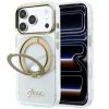  iPhone 18 Pro / 17 Pro átlátszó Guess IML Ring Stand 360 Script Metal Logo MagSafe tok thumbnail