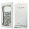 Apple iPhone 18 Pro / iPhone 17 Pro zlatý Guess IML Zebra Glitter Triangle Logo MagSafe kryt thumbnail