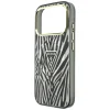  Apple iPhone 18 Pro Max / 17 Pro Max ezüst Guess IML Zebra Glitter Triangle Logo MagSafe keménytok thumbnail