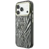  Apple iPhone 18 Pro Max / 17 Pro Max ezüst Guess IML Zebra Glitter Triangle Logo MagSafe keménytok thumbnail