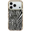  iPhone 18 Pro Max / iPhone 17 Pro Max arany Guess IML Zebra Glitter Triangle Logo MagSafe tok thumbnail