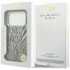 iPhone 18 Pro Max / iPhone 17 Pro Max arany Guess IML Zebra Glitter Triangle Logo MagSafe tok thumbnail