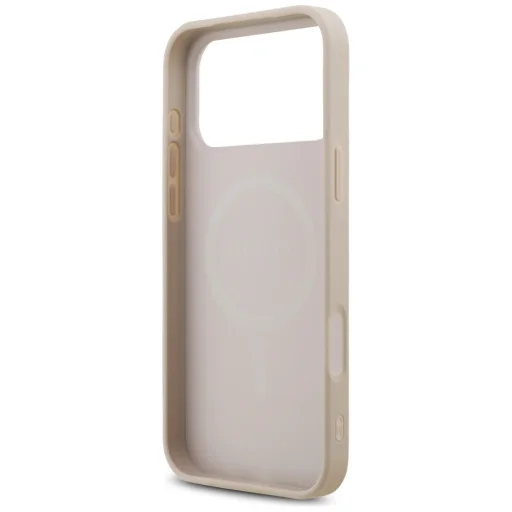  Apple iPhone 18 Pro Max / 17 Pro Max rózsaszín Guess Leather 4G Triangle Strass MagSafe tok - 7