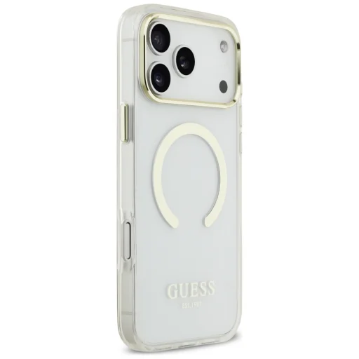  Apple iPhone 18 Pro Max / 17 Pro Max arany Guess Metal Outline MagSafe tok - 4