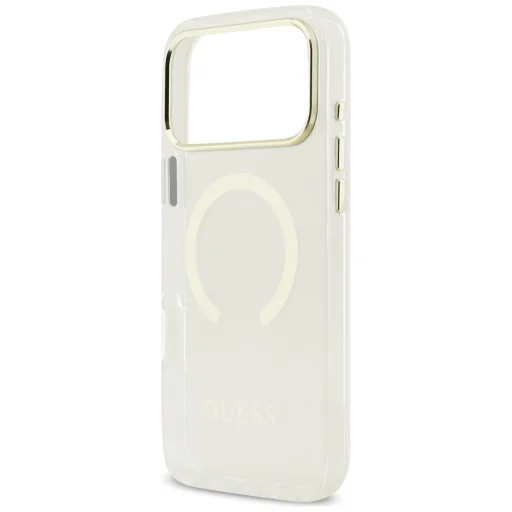  Apple iPhone 18 Pro Max / 17 Pro Max arany Guess Metal Outline MagSafe tok - 6