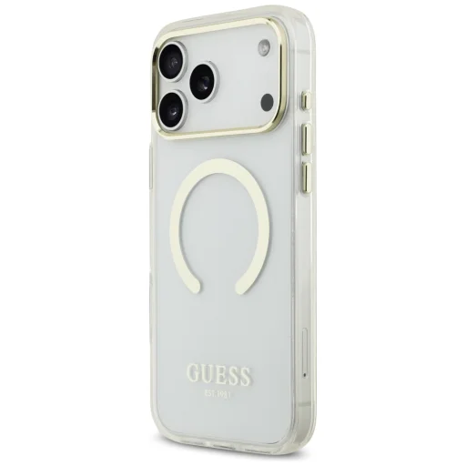  Apple iPhone 18 Pro Max / 17 Pro Max arany Guess Metal Outline MagSafe tok - 2