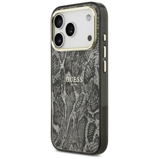 iPhone 18 Pro / 17 Pro čierny Guess Python Pattern MagSafe kryt - 2