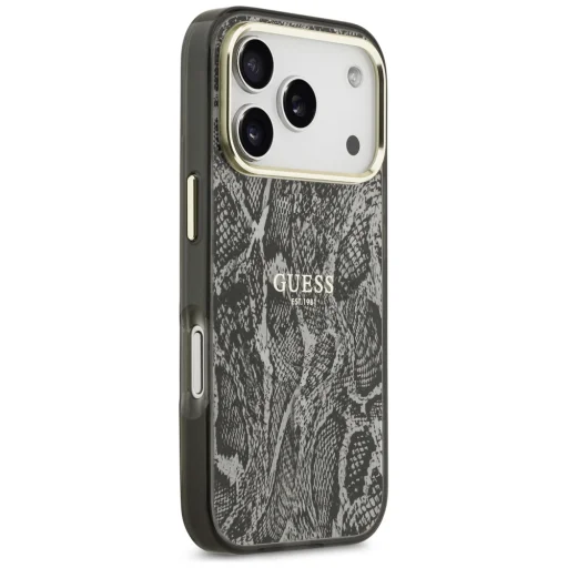 iPhone 18 Pro / 17 Pro čierny Guess Python Pattern MagSafe kryt - 4