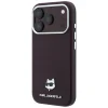 Apple iPhone 18 Pro / 17 Pro bordové puzdro Karl Lagerfeld Grained Choupette Head Metal MagSafe thumbnail