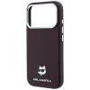 Apple iPhone 18 Pro / 17 Pro bordové puzdro Karl Lagerfeld Grained Choupette Head Metal MagSafe thumbnail