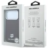 Apple iPhone 18 Pro / 17 Pro bordové puzdro Karl Lagerfeld Grained Choupette Head Metal MagSafe thumbnail